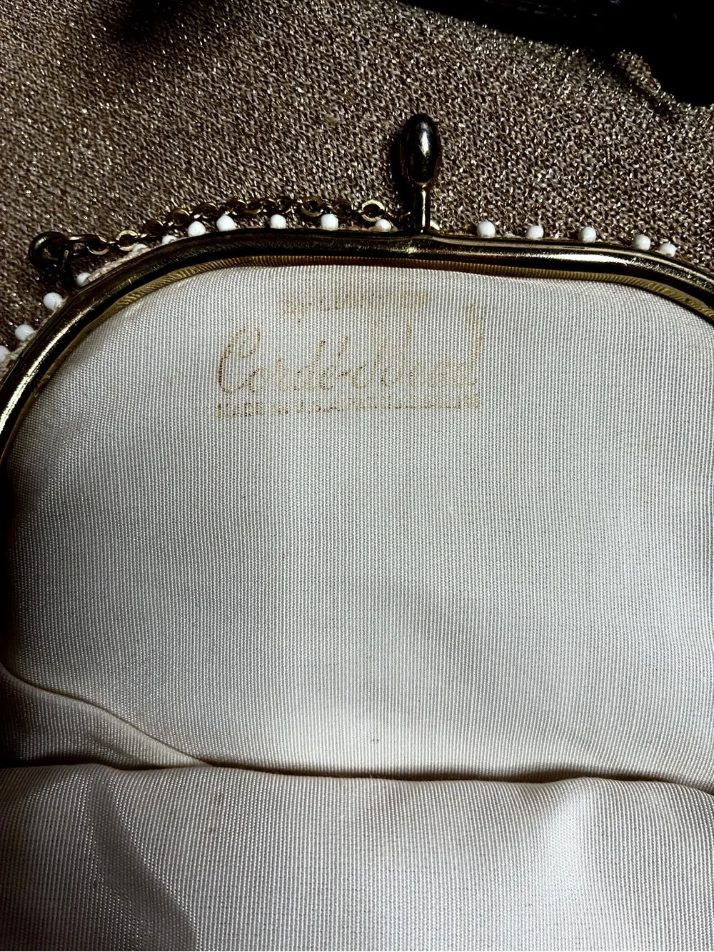 Vintage Corde Beaded bag.